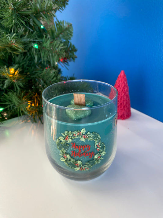 Christmas Wood Wick Candles