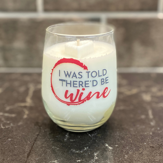 Stemless Wine Glass Candle